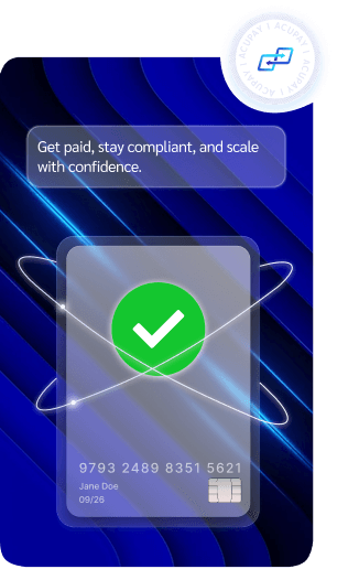 AcuPay Mobile Hero Image