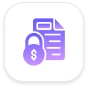 Patented lender privacy keeps their list of customers safe icon